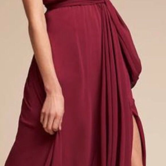 💯 WATTERS AND WATTERS Kane Dress in Marsala - Picture 3 of 9